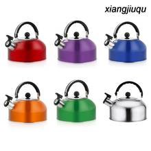 3L Durable Color Kettle Stainless Steel Flat Bottom Dome Kettle Thick Induction Cooker Kettle Kitchen Supplies Travel Teapot 2024 - buy cheap