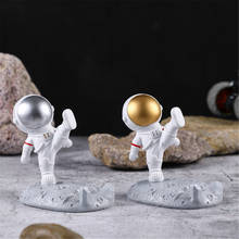 Astronauta estátua espaçonete arte artesanato, escultura abstrata, decoração de mesa de escritório e casa, carro, presente 2024 - compre barato