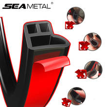 Seametal уплотнительная лента для автомобильной двери, звукоизоляционная наклейка для стайлинга автомобиля, резиновые уплотнительные полоски, клейкая Автомобильная кромка, шумоизоляция 2024 - купить недорого