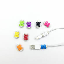 10pcs/lot Cute Bow USB Cable Protector Cable Winder Cord protector For iphone 7 8 5 6 6s Protective 2024 - buy cheap