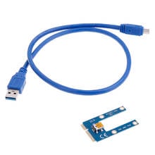 Mini conversor adaptador pcie para usb 3.0, conversor de placa de computador usb3.0 para mini pci e pcie conexões 2024 - compre barato