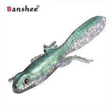 Banshee 3,8g/80mm señuelo suave 8 unids/lote silicón falso cebos bajo gusano de goma Camarón salamandra señuelo señuelos de delineador fácil Wobbler 2024 - compra barato