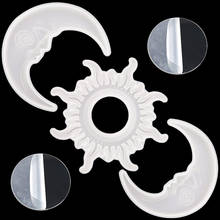 5PCS Sun Moon Mirror Moldes Resina Epoxi Set Sunglasses Moule Pour Resine Wall Mirror Mold Silikon For Epoxy Resin Art Supplies 2024 - buy cheap