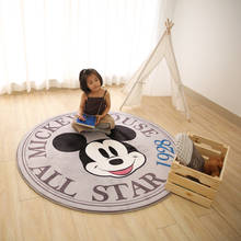 Alfombra de Mickey Mouse de Disney para niños y bebés, tapete de juego para gatear para interiores, suave, de bienvenida, manta para las cuatro estaciones 2024 - compra barato