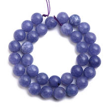 Natural Stone Lavender Round Loose Beads for Jewelry Making Accessories 4 6 8 10 12mm Necklace Bracelet DIY 2024 - buy cheap