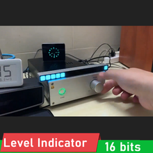 Medidor de ritmo mono vu em led, 16bits, display, espectro agc, amplificador de potência para áudio e música 2024 - compre barato