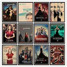 Perfect JL The Good Wife/2 Broke Girls/Sex and the City American TV Series Poster Wall Stickers For Bar And Home Decor HBB12 2024 - buy cheap