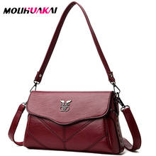 MOLIHUAKAI Women Messenger Bags For Women Soft Leather Bags Handbags Women Famous Brands Ladies Shoulder Bag Bolsa Feminina 2024 - buy cheap
