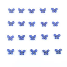 40Pcs Stone Beads Dark Blue Turquoises Butterfly Shaped Loose Beads For Jewelry Making DIY Necklace Bracelet Accessories IG3300 2024 - buy cheap