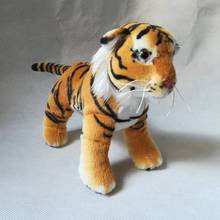 Novo estilo sobre 18x15cm adorável tigre amarelo brinquedo de pelúcia permanente tigre macio boneca brinquedo do miúdo presente natal s2363 2024 - compre barato