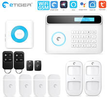 eTiger S4 plus APP Control Wireless Home Security GSM Alarm System Remote Control Autodial Smart Sensor Kit 2024 - buy cheap