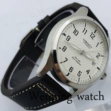 Corgeut 40mm Men's Luxury Brand White Dial Date NH35A Movement Luminous Waterproof Men's Top Automatic Watch 2024 - buy cheap