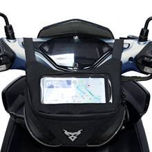 Cycling Touch Screen Mobile Phone Navigation Bag Oxford Cloth Multi-function Handlebar Bag Dust & Rain Can Expand Motorcycle Bag 2024 - buy cheap