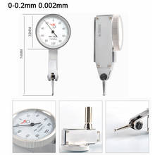 0-0.2mm 0.002mm 7Jeweld Miron Dial Test Indicator 0-0.8mm 0.01mm dial indicator dial Level Gauge Scale Precision Metric Dovetai 2024 - buy cheap