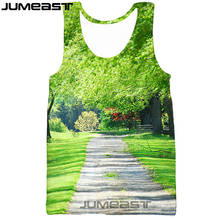 Jumeast Brand Men/Women 3D Printed Vest Beautiful scenery  Short Sleeve New Fashion Sport Pullover Summer Tank Tops Tees 2024 - buy cheap