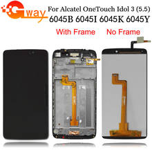 5.5" For Alcatel One Touch Idol 3 6045 OT6045 6045B 6045I 6045K 6045Y LCD Display Touch Screen Digitizer Assemblely With Frame 2024 - buy cheap
