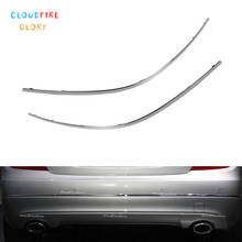 CloudFireGlory 2048852921 2048853021 2Pcs Left &Right Rear Bumper Moulding Trim Chrome For Mercedes C-Class C300 C250 2012-2014 2024 - buy cheap