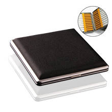 New Leather 14-20 PCS Cigar Cigarette Tobacco Pocket Box Storage Case Holder Wallet 2024 - buy cheap