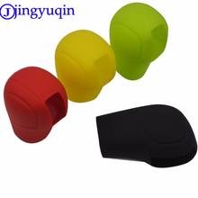 Jingyuqin 5 cores populares de decoração de interiores, sutiã para carro mudança de marcha com cabeça de silicone, capa para botão de mudança de marcha 2024 - compre barato