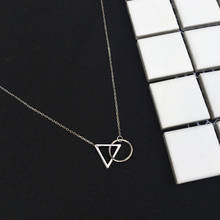 Simple   Geometric Pendant Necklace Elegant Women's Wedding Clavicle Chain Fashion Ladies Party Jewelry Gift 2024 - buy cheap