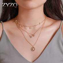 ZYZQ Party Accessories Jewel Necklace For Women Wholesale Star Pendant Long Style Wholesale Lots&Bulk Women Necklace Dropship 2024 - buy cheap