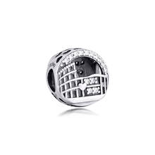 CKK Fit Pandora Bracelets Rome Colosseum Charms Silver 925 Original Beads for Jewelry Making Sterling DIY 2024 - buy cheap