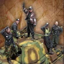 1/35 Танк Crew WW2 большой набор, полимерная модель солдата GK, военная тема Второй мировой войны, разобранный и Неокрашенный комплект 2024 - купить недорого