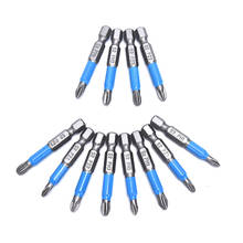 12pcs for Phillips Bit Hex Shanked Antislip Screwdriver Bits Magnetic Single Head PH1 PZ1 PH2 PZ2 PH3 PZ3 50mm Length Tool Set 2024 - buy cheap