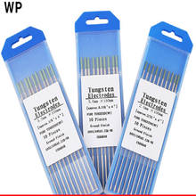 WP 10 Piece Green Color 1.0/1.6/2.0/2.4/3.0/3.2/4.0mm*150mm  Pure Tungsten Electrode Head Tungsten Needle/Rod For Welding Machi 2024 - buy cheap