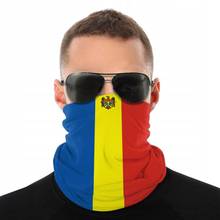 Moldova Country Flag Scarf Half Face Mask Men Women Fashion Neck Gaiter Neck Bandanas Dustproof Headband Outdoor Climbing 2024 - buy cheap