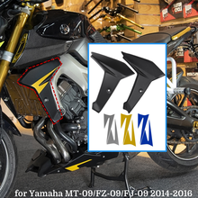 Cubierta protectora de Panel lateral para radiador de motocicleta, carenado para Yamaha FZ MT FJ 09 2015-2014 MT-09, MT09 FZ09 FJ09, 2016 2024 - compra barato