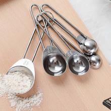 5PCS/Set Stainless Steel Baking Measuring Spoons Kitchen Measuring Spoon Tea Cooking Baking Scoop Cup Kitchen Tools 997138 2024 - buy cheap