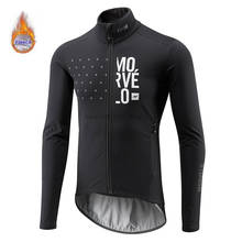 2019 Morvelo Winter Thermal Fleece Bicycle Long Sleeve Cycling Jersey Men Clothing Pro Team Outdoor Bike Clothing Ropa Ciclismo 2024 - buy cheap