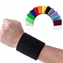 Sweatband Sports Wristbands Hand Band Sweat Wrist Support Brace Wraps Guards For Men Women Gym Volleyball Basketball Teennis 2024 - buy cheap