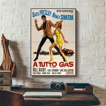 Elvis Presley in Speedway (1968) Poster Painting Canvas Print Nordic Home Decor Wall Art Picture For Living Room Frameless 2024 - buy cheap