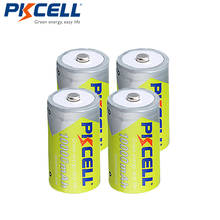 4Pcs/PKCELL 1.2 V D size 10000mAh Ni-MH battery rechargeable ,1.2v D rechargeable batteries 2024 - buy cheap