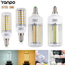 Lâmpada milho de led, e14, branca brilhante, quente, fria, doméstica, lâmpada e14, base de parafuso 5730 smd 12w 15w 20w 25w 30w 220v 2024 - compre barato