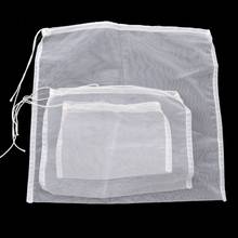 Home Sifter 5Sizes Tea Nut Fruit Juice Milk Nylon Mesh Filter Bag Net Tea Strainer Infusers Reusable New Tea Coffee Tools 2024 - buy cheap