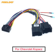 FEELDO 10Pcs Car Radio Audio 16PIN DVD Player Power Calbe Adaptor For Chevrolet Kopacz Stereo Wire Plug Wiring Harness 2024 - buy cheap
