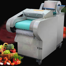 Commercial Stainless Steel Cut Vegetables Machine Electric Multifunction Fully Automatic Vegetables Chili Potato Shred Equipment 2024 - buy cheap