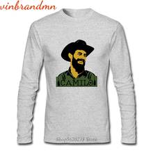 Camiseta masculina estampada cubana-che guevara, camiseta de manga comprida com design de mangá, roupa de rua vintage 2024 - compre barato