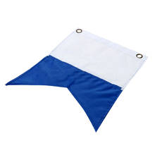 Banderas de buceo de 300X350mm, Bandera de pies de buceo azul y blanco 2024 - compra barato