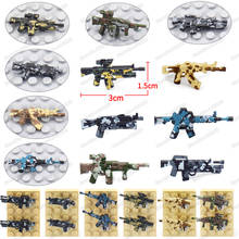 Assembly Military Camouflage Gun WW2 Weapons Figures Building Block Diy Army Special Forces Equipment Set Moc Model Boy Gift Toy 2024 - buy cheap