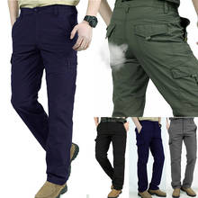 Pantalones Cargo con múltiples bolsillos para hombre, pantalón táctico Delgado, informal, para escalada, senderismo, secado rápido, para exteriores, Verano 2024 - compra barato