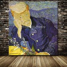 Hand Painted Famous Oil Paintings Reproduction Self-portraits By Vincent Van Gogh Oil Painting On Canvas Wall Art For Home Decor 2024 - buy cheap