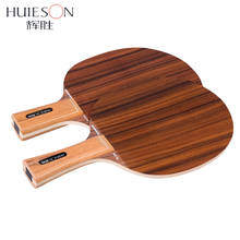 Huieson prime raquete de tênis de mesa jacarandá, lâmina de ping pong potente de madeira pura com 7 camadas, acessórios para faça-você-mesmo 2024 - compre barato
