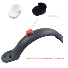 Electric Scooter For Xiaomi Mijia M365 Rear Fender Hook Soft Silicone Cover Shield Parts Pedal Fender Hook Cap Accessories 2024 - buy cheap