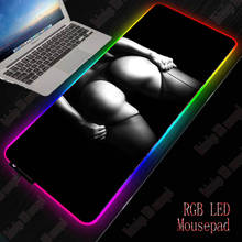 Xgz mouse pad gamer gamer rgb gigante., mousepad de mesa com iluminação de led. 2024 - compre barato