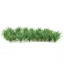 50 Pieces Green Model  Grass Shrubs Bush Wargame Park Diorama HO OO New 2024 - buy cheap