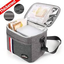 Fashion Insulated Thermal Cooler Lunch box food bag for work Picnic bag Bolsa termica loncheras para mujer for school students 2024 - buy cheap